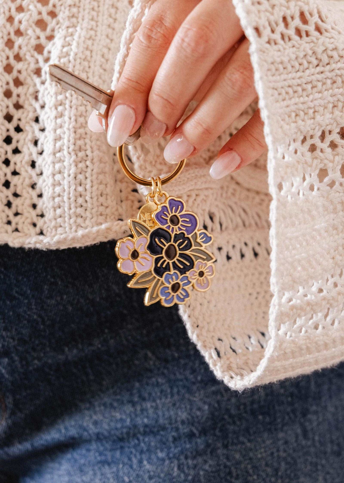 Mimi & August - Floral Bouquet Keychain