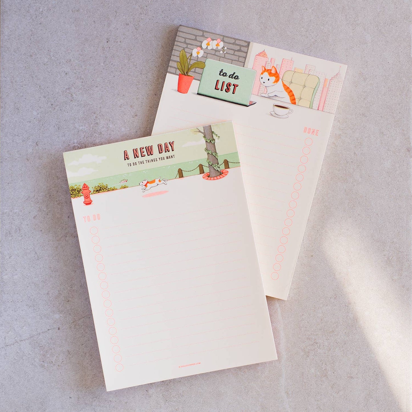 JooJoo Paper - To do List Notepad - Happy Puppy - To-Do Pad