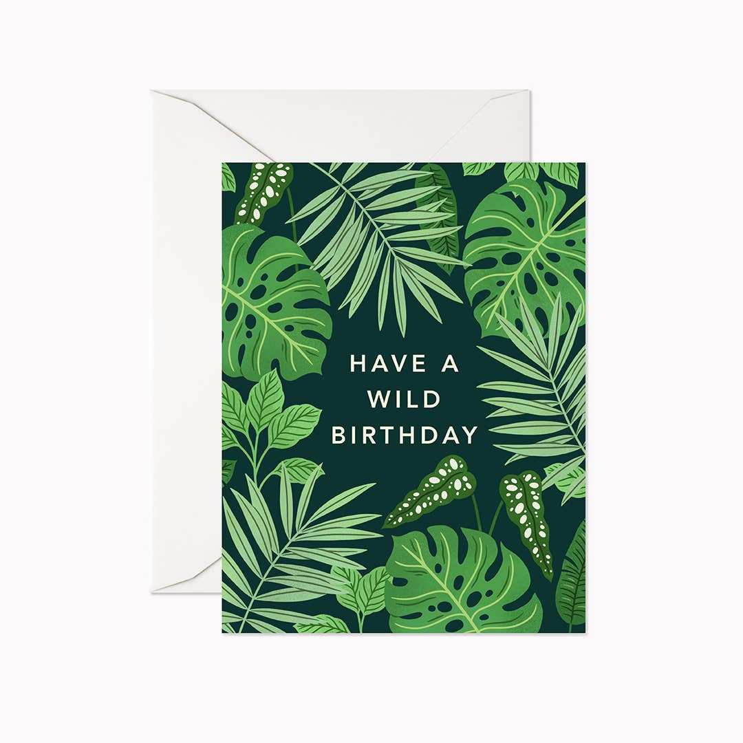 Jungle Birthday Greeting Card