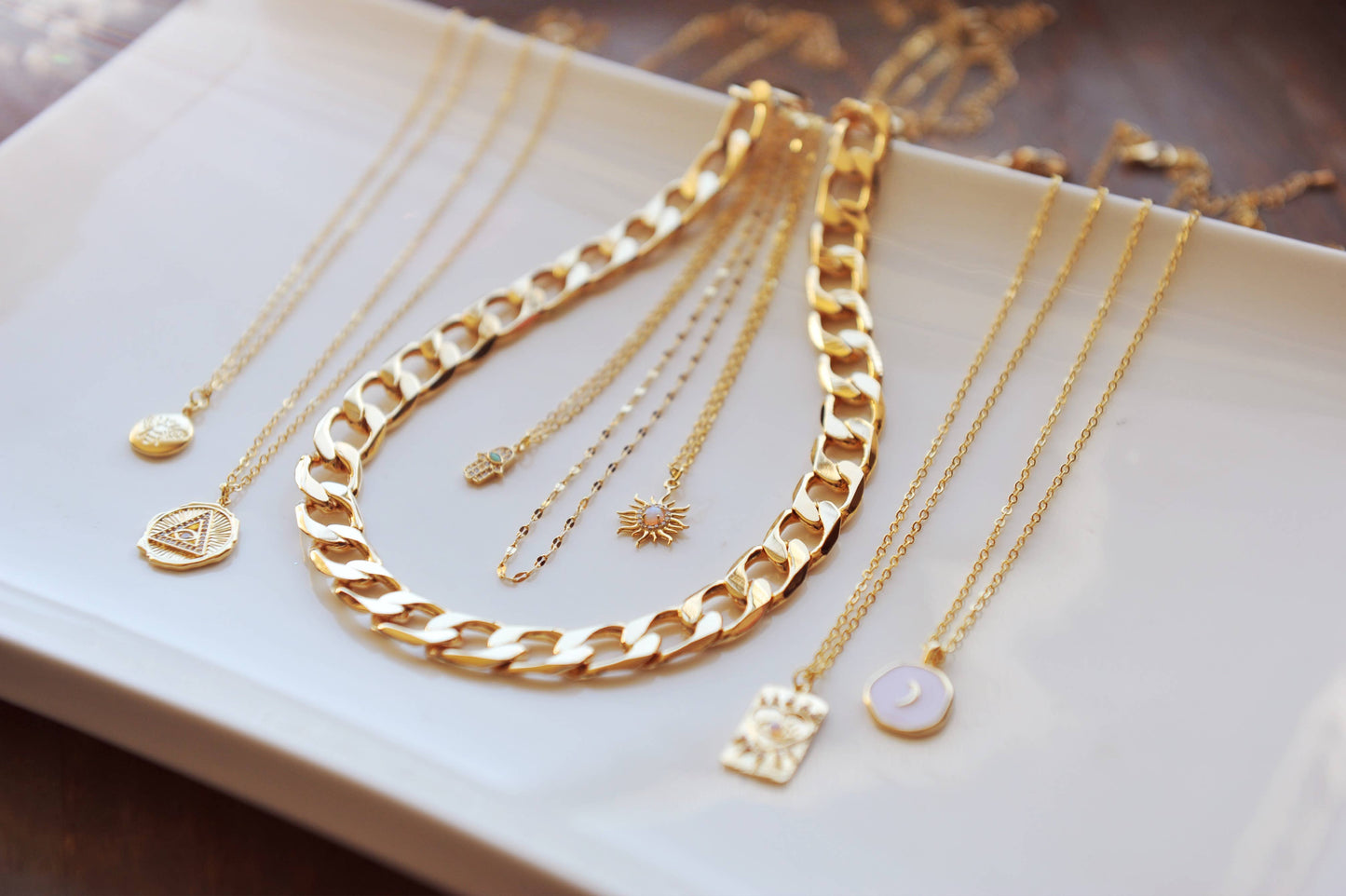 Oh So Lovely - Chunky Flat Link Necklace