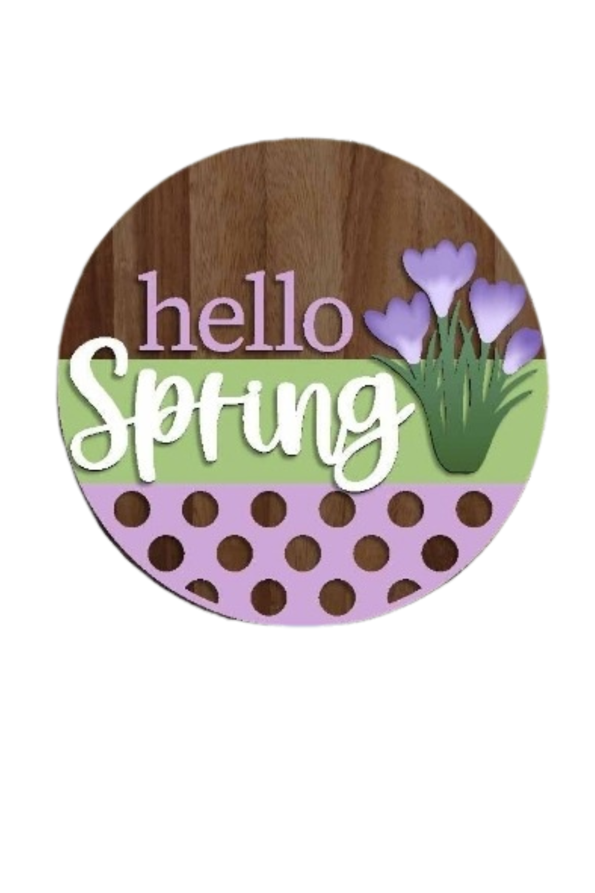 The Craft Witch - Spring Signs-Ready for Paint!: Welcome-White Flowers