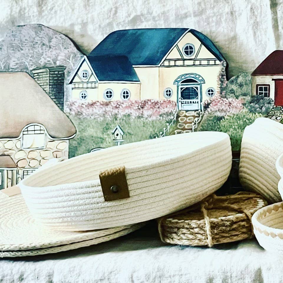 Rope Tray Off White
