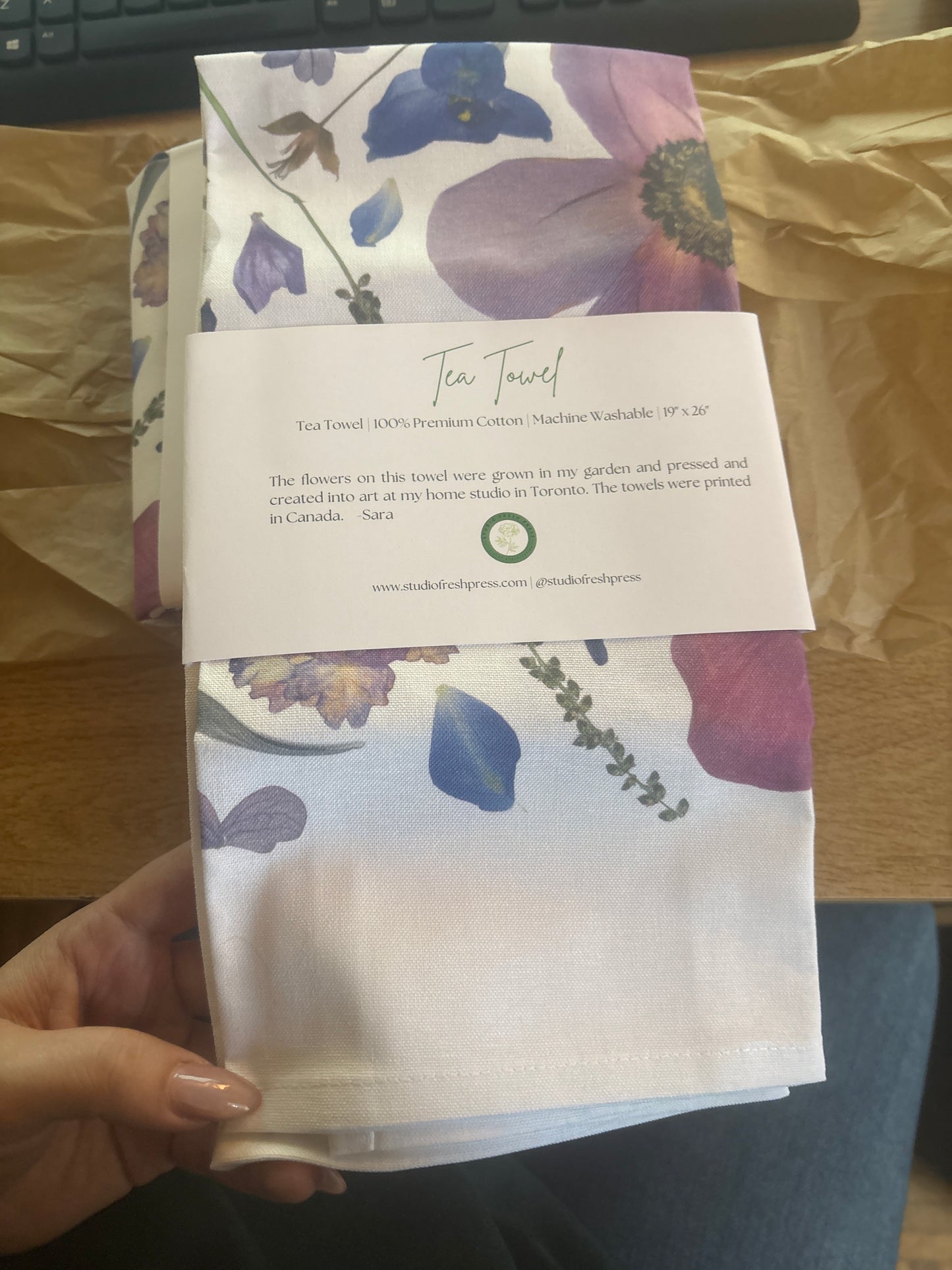 Indigo Tea Towel