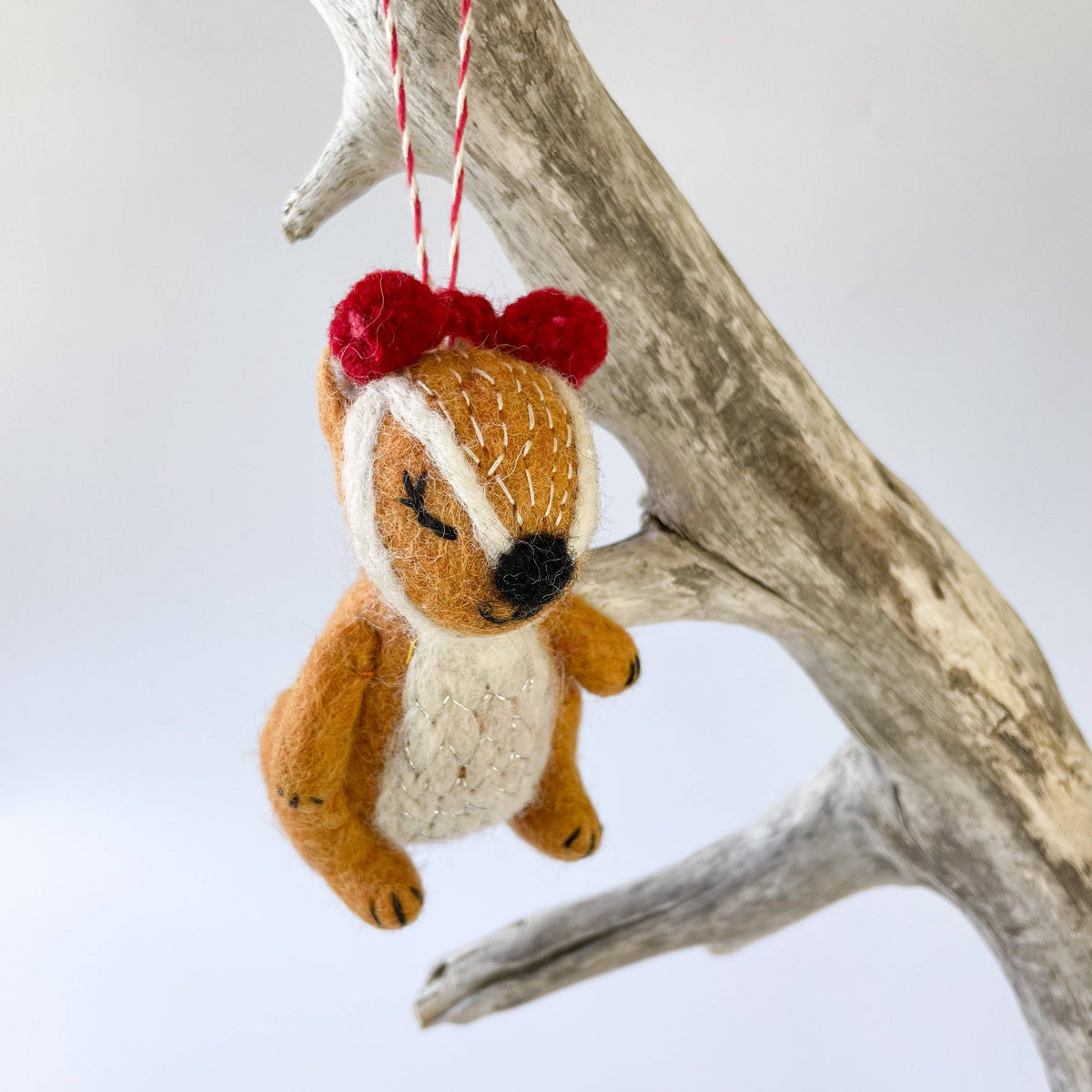 AKUKU - Chipmunk - Felt Ornament