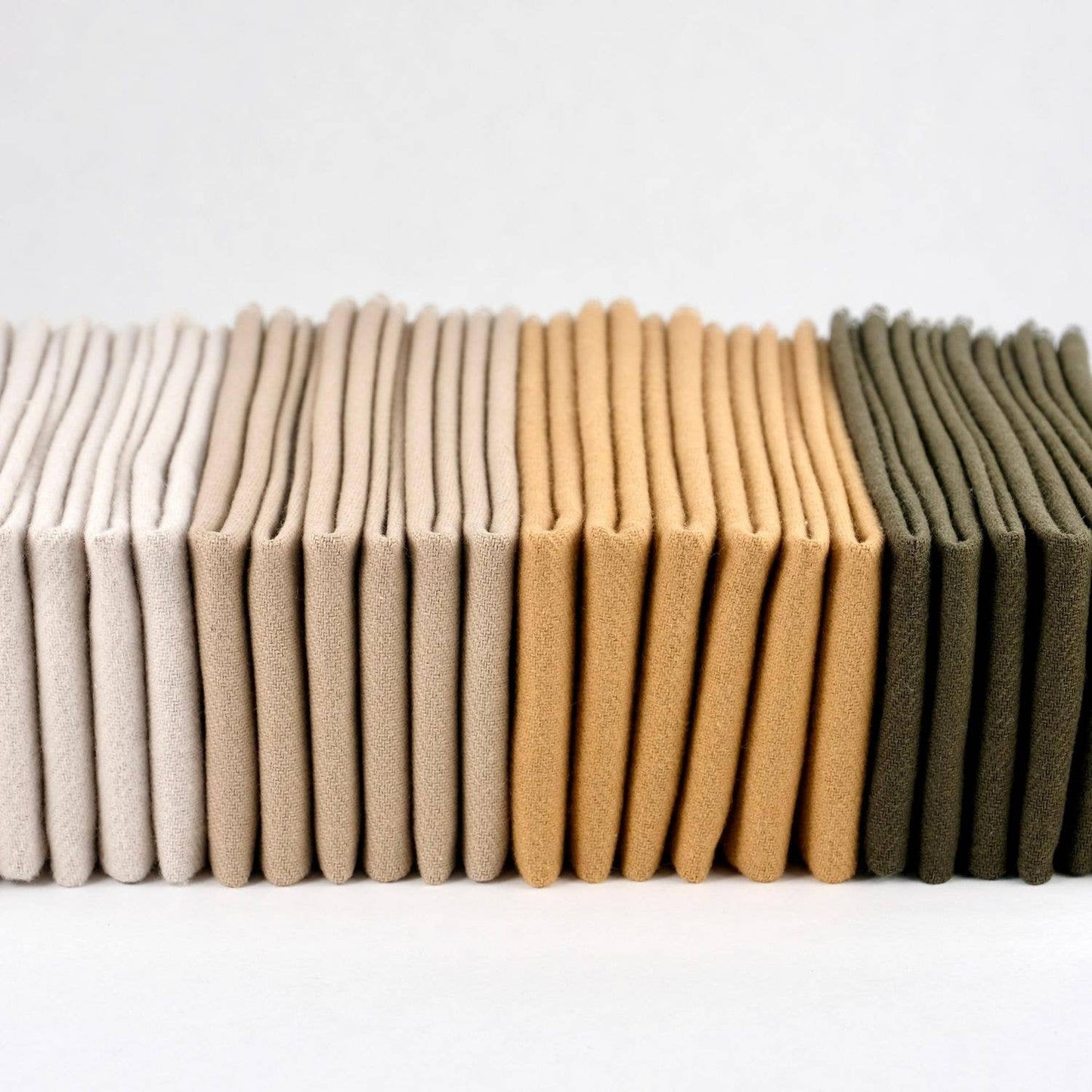 Cheeks Ahoy - Non-Paper Towels - Organic Brushed Cotton : Earth Tones / 6-pk