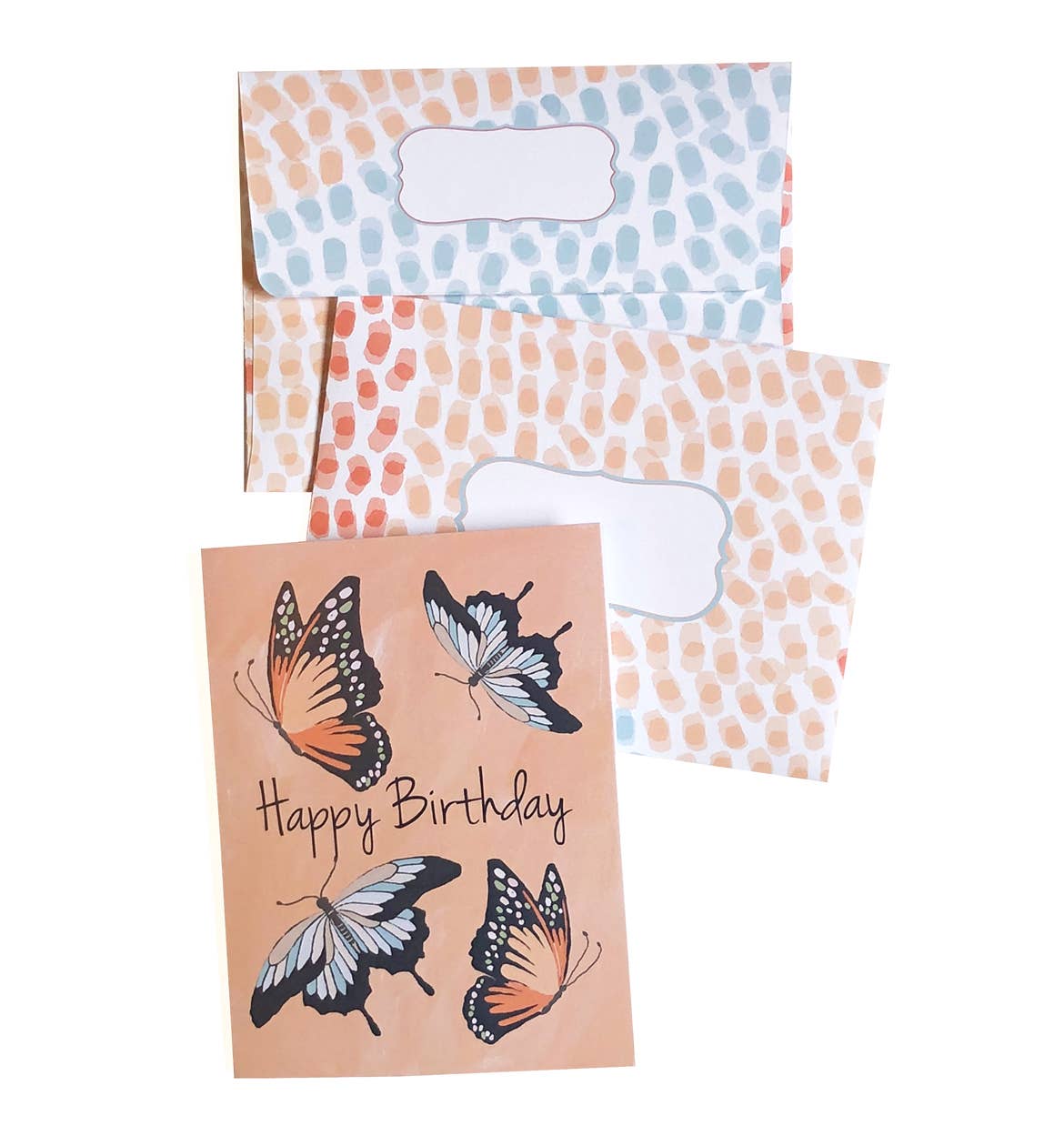 Artistry Cards - Happy Birthday Butterflies Card - Vibrant & Eco-Friendly