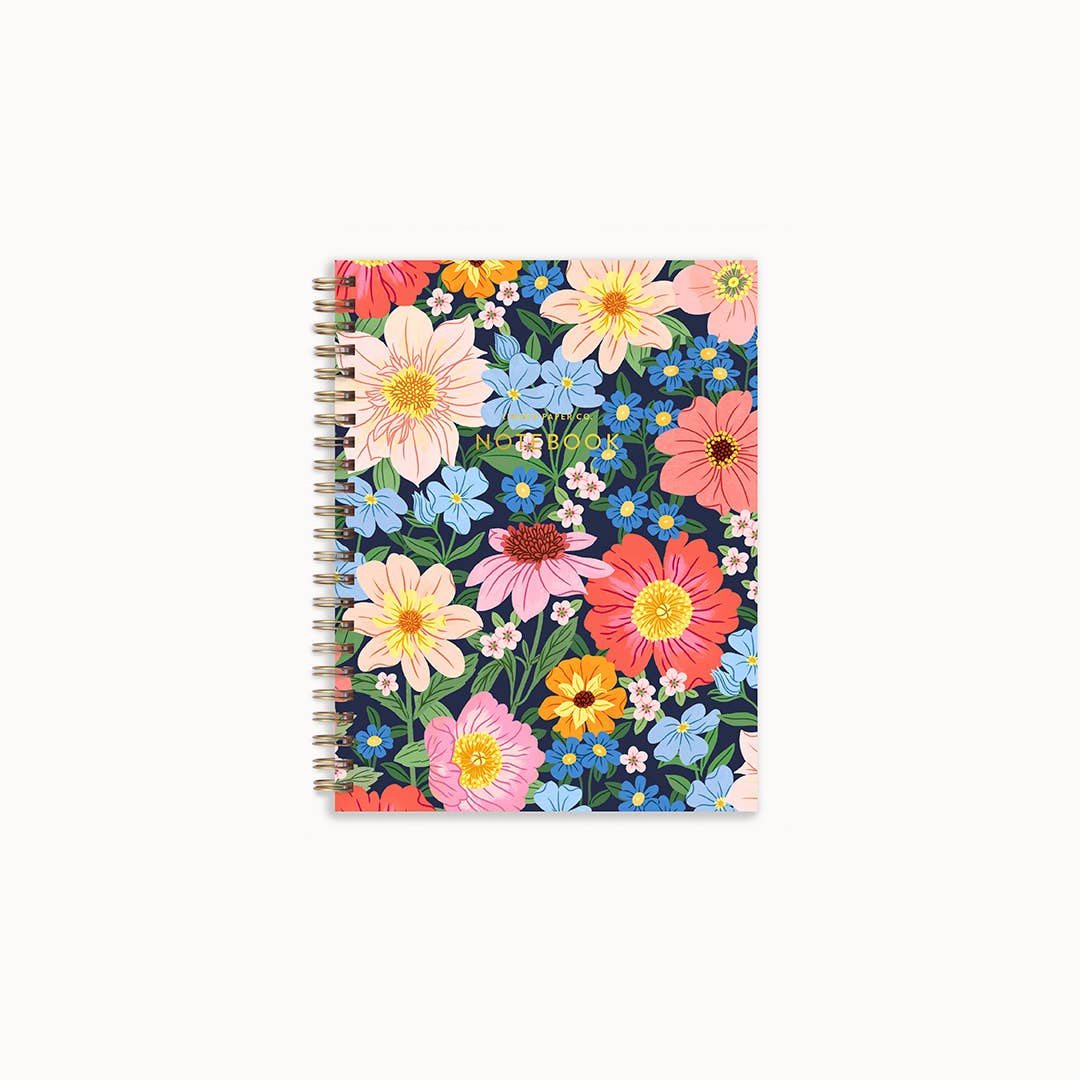 Dahlia Dance Notebook Spiral Lined Notebook