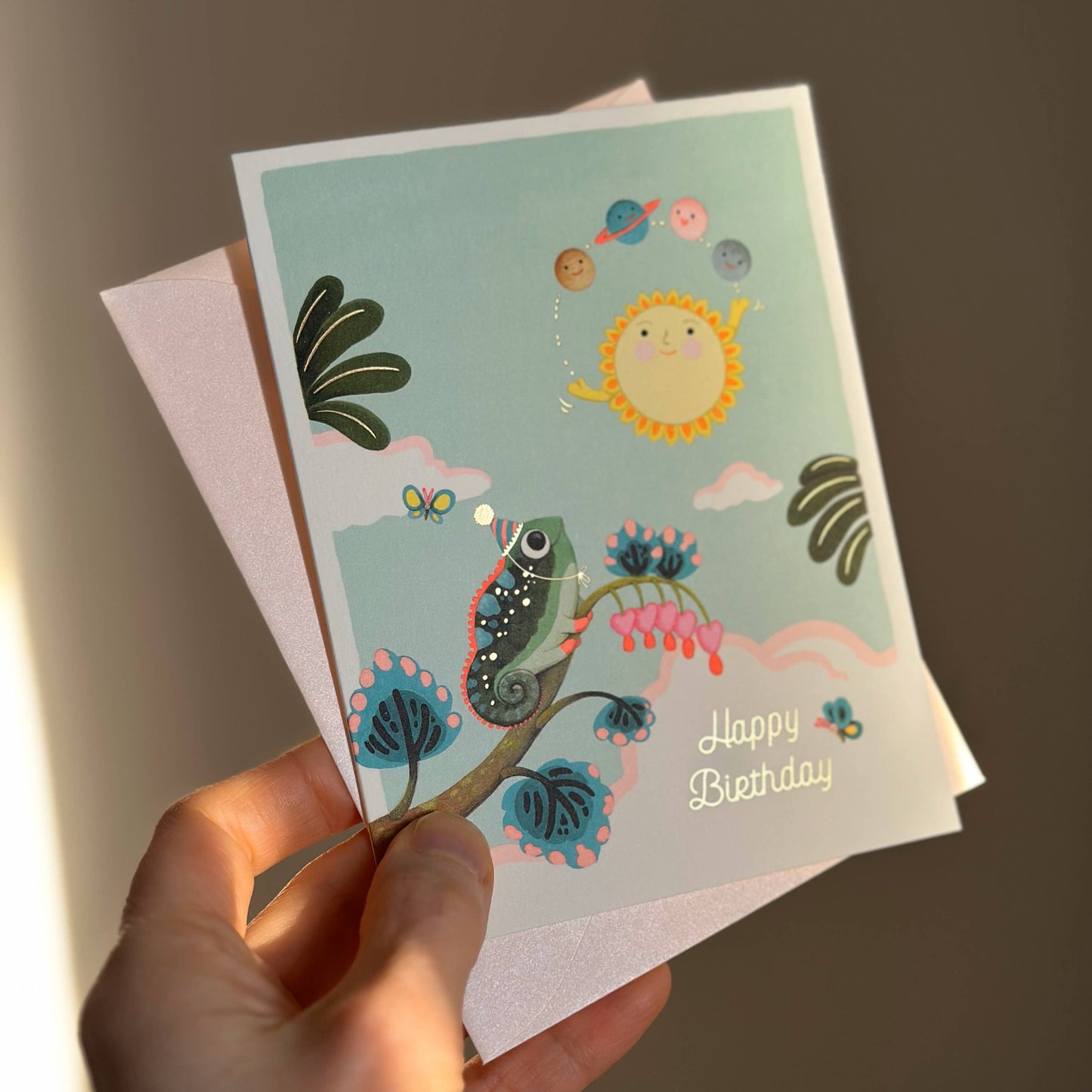 JooJoo Paper - Solar Juggle Birthday Greeting Card