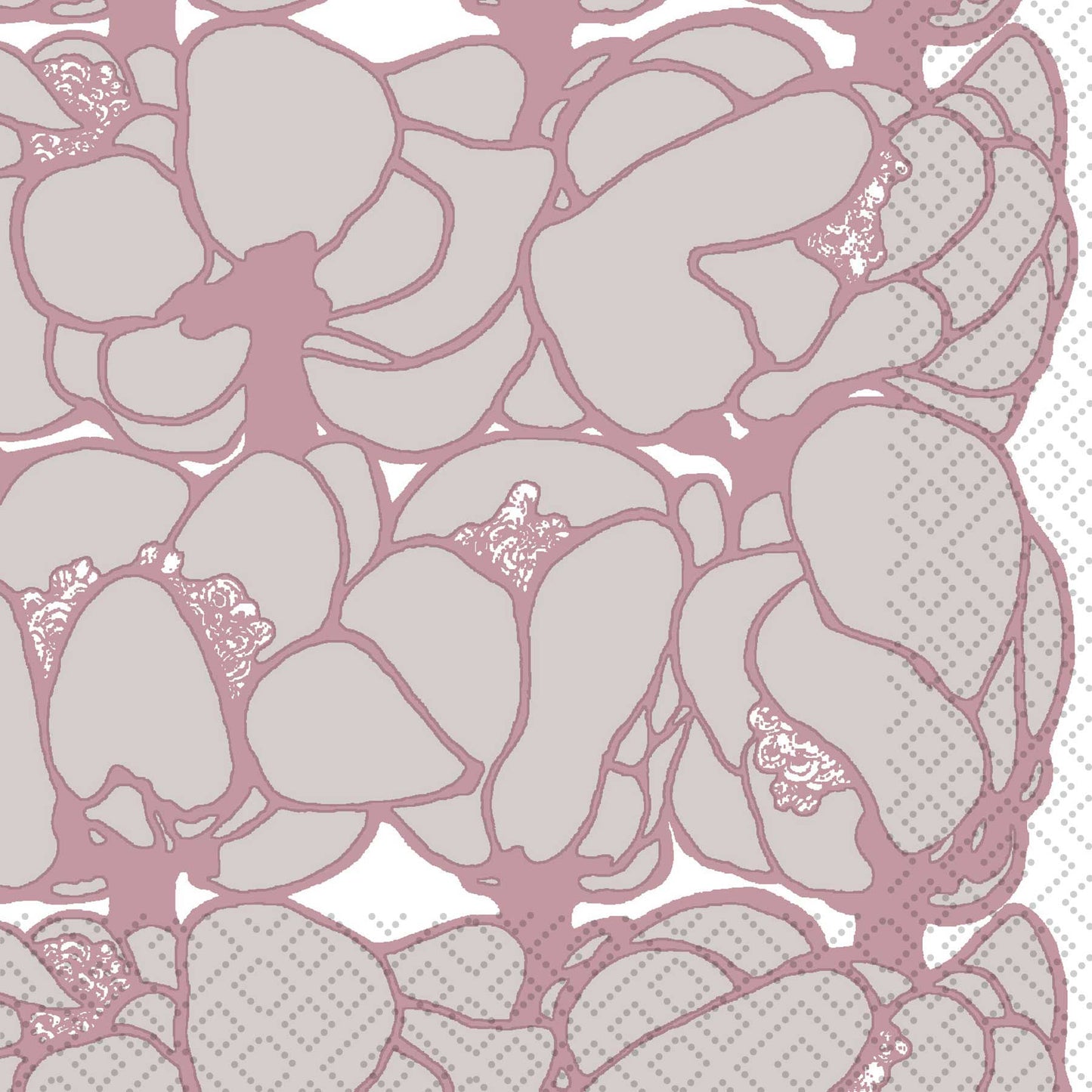 Twilight Collection - Makeba Old Rose - Vallila Lunch Napkin
