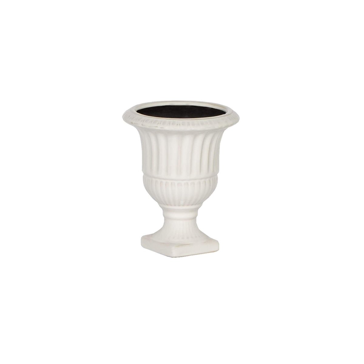Bacon Basketware - CERAMIC URN W/SQUARE BASE M