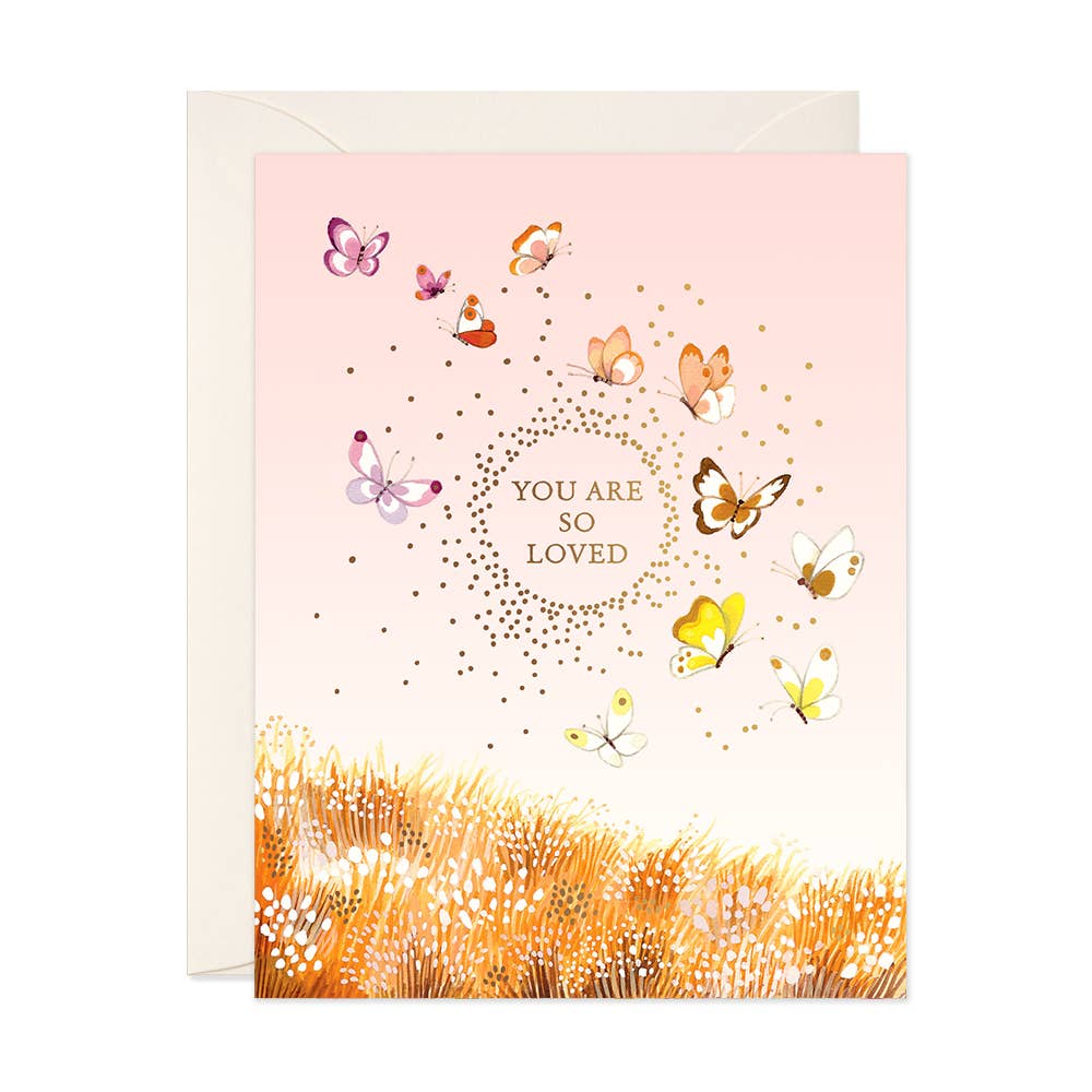 JooJoo Paper - Butterfly So Loved Greeting Card