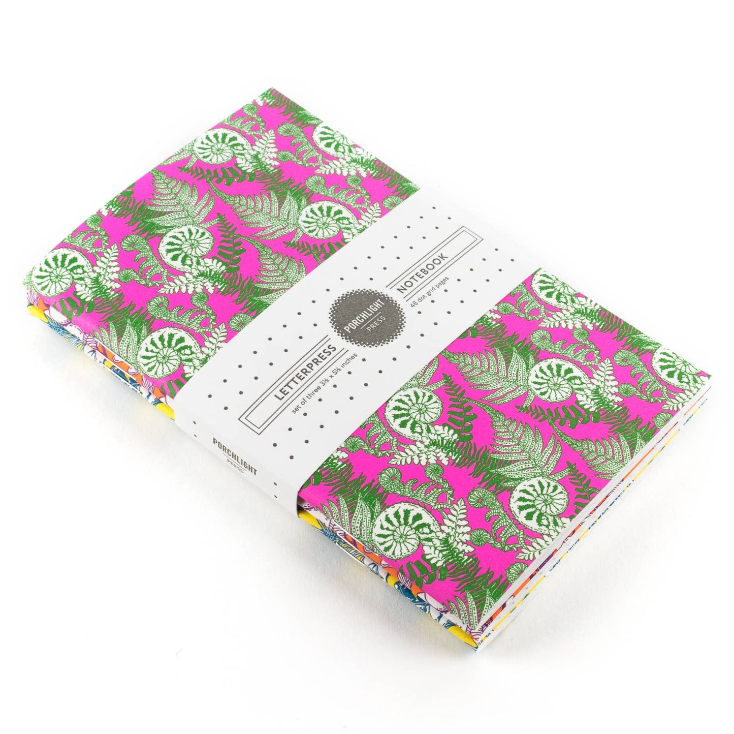 Letterpress - Forest Foraging Series: Set of 3 Assorted Pocket Notebooks: Plain Pages