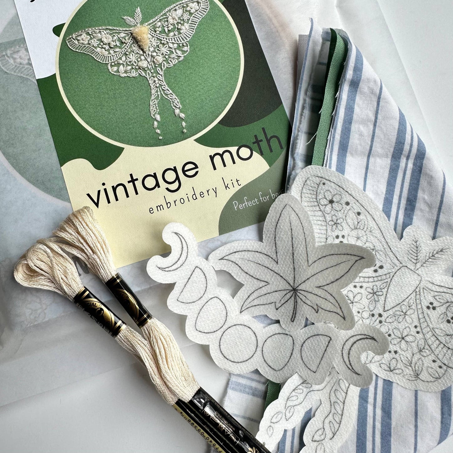 Nest Embirdery - Vintage Moth Kit