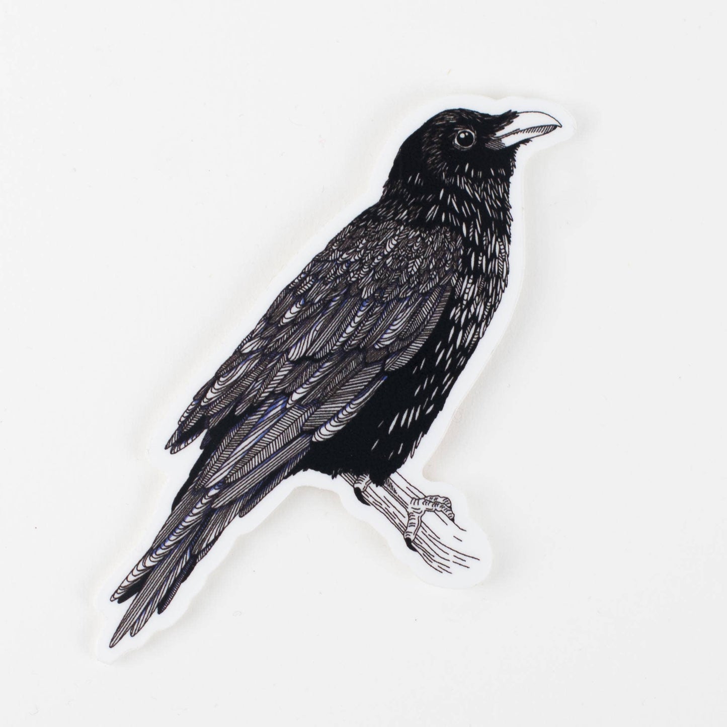 Letterpress - Sticker: Raven