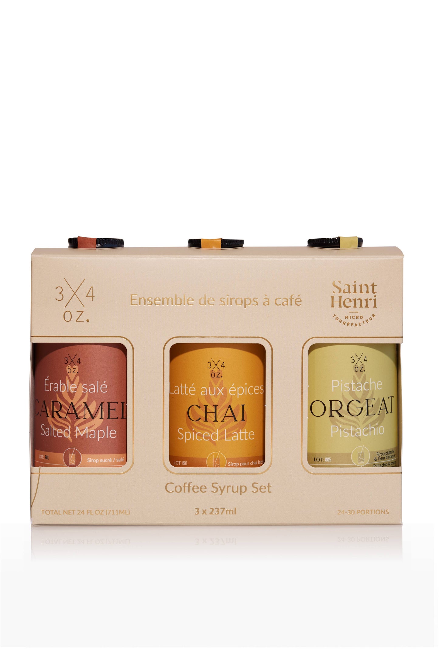 3/4 oz. Tonic - Coffee Syrup Set