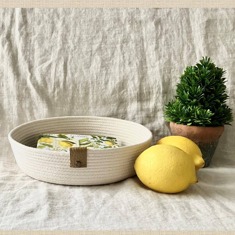 Rope Tray Off White