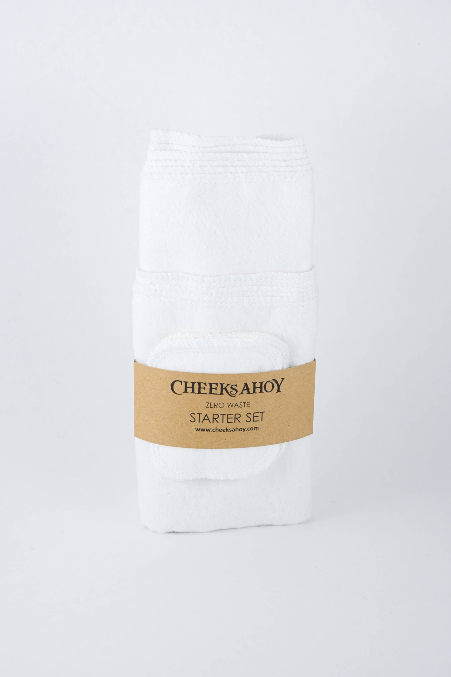 Cheeks Ahoy - Zero Waste Starter Set: Warm Neutral Charcoal