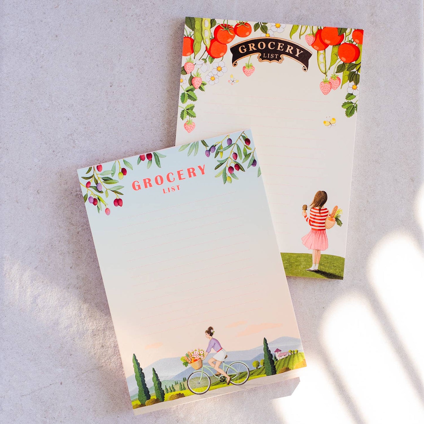 JooJoo Paper - Grocery List Notepad - Bright Tomatoes - Market Pad