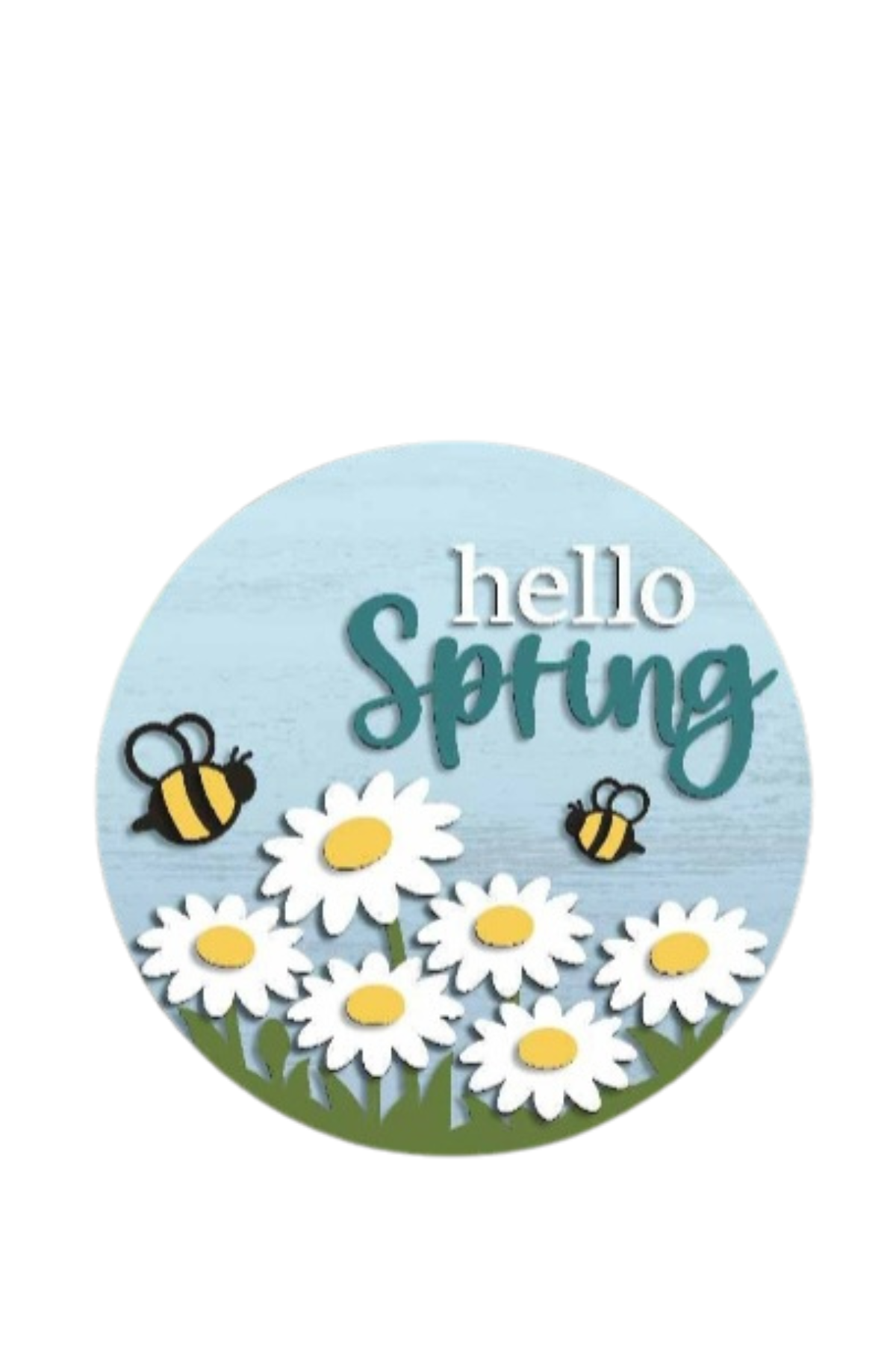 The Craft Witch - Spring Signs-Ready for Paint!: Welcome-White Flowers