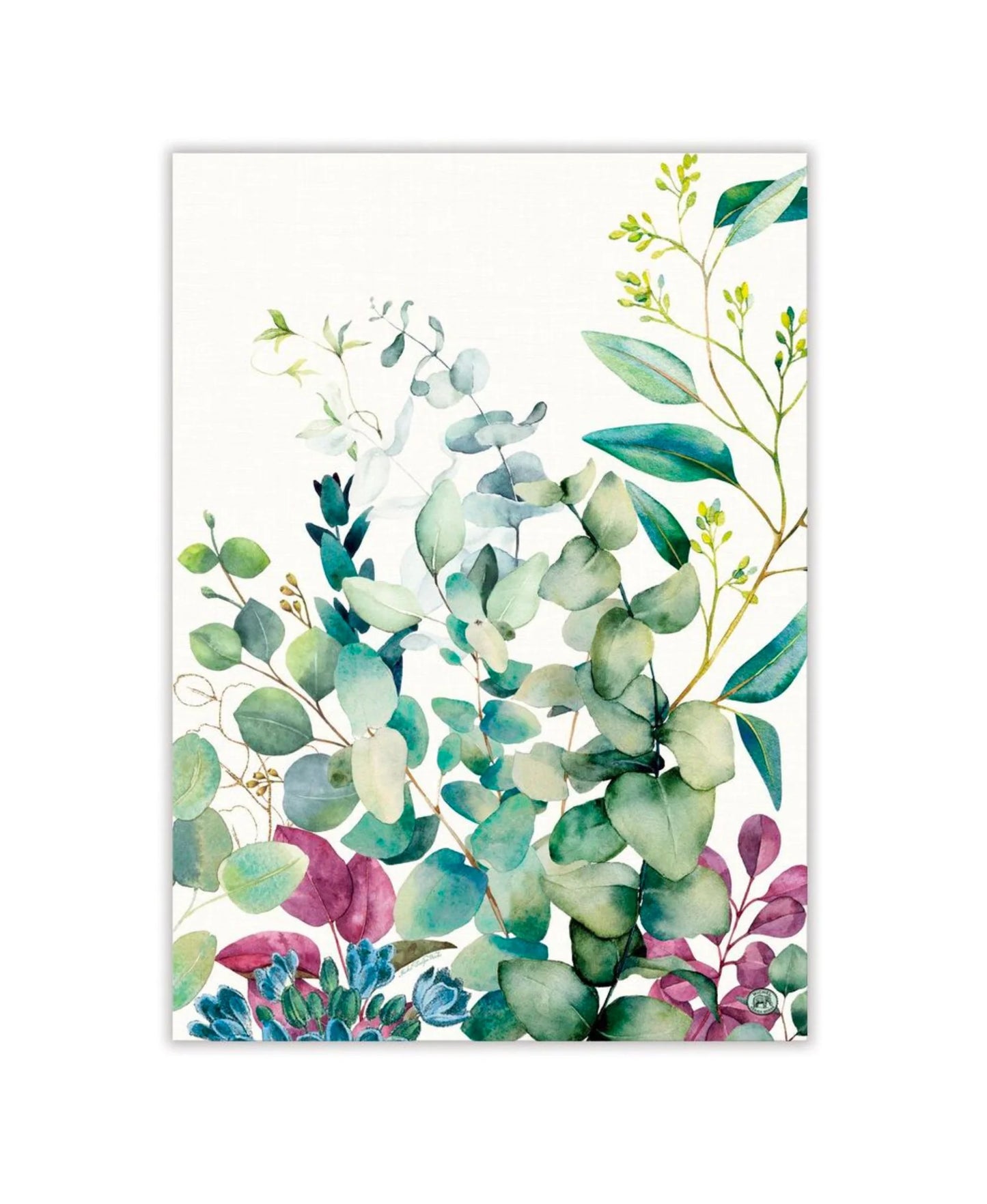 EUCALYPTUS & MINT KITCHEN TOWEL