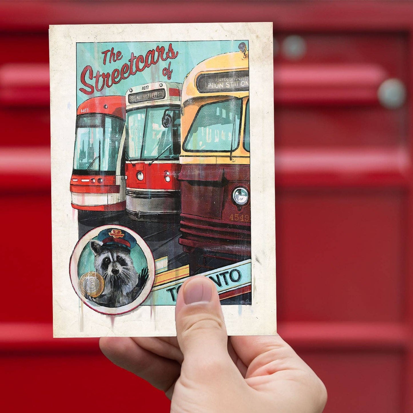 Streetcars of Toronto Postcard 5" X 7"