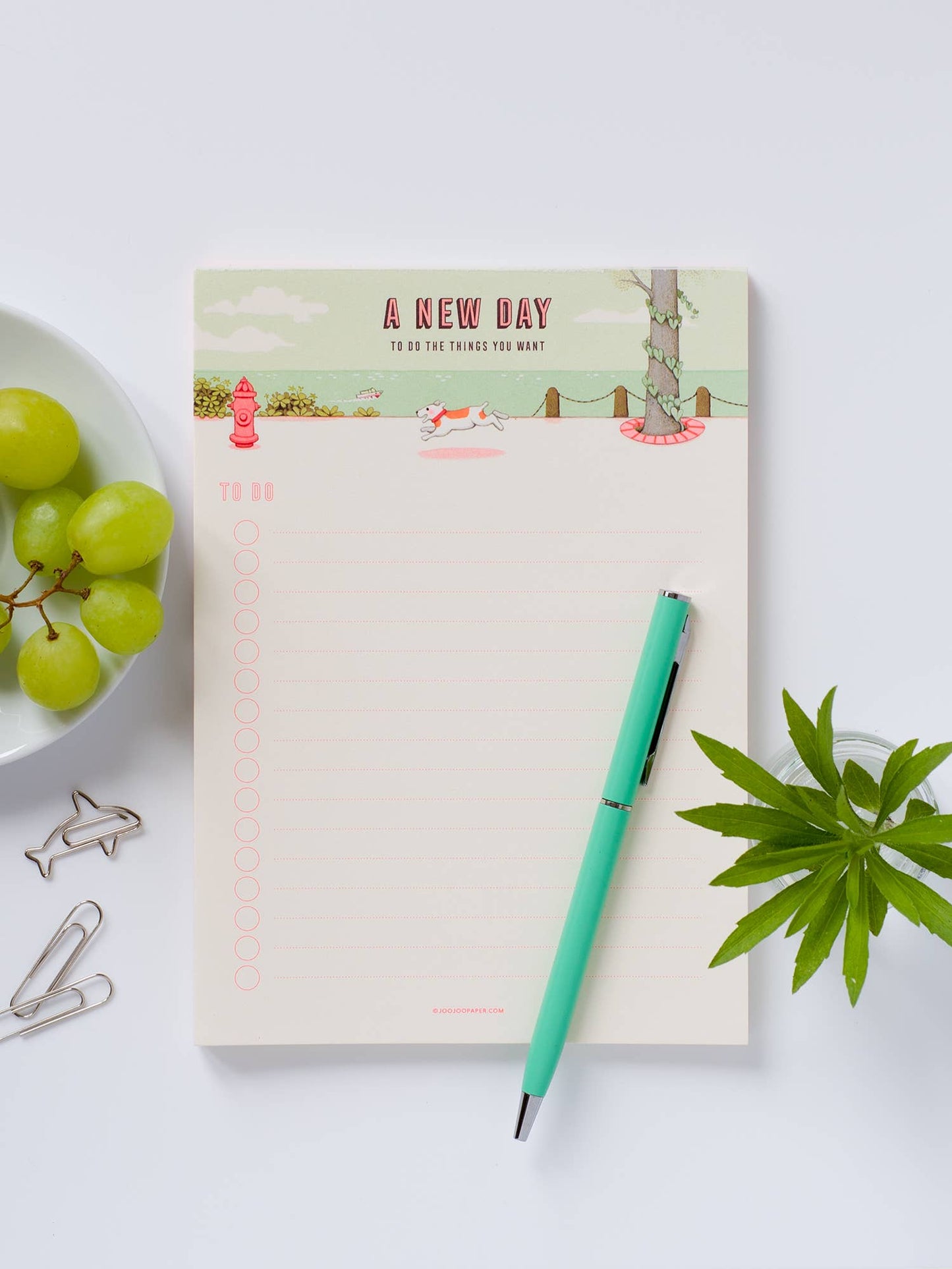 JooJoo Paper - To do List Notepad - Happy Puppy - To-Do Pad