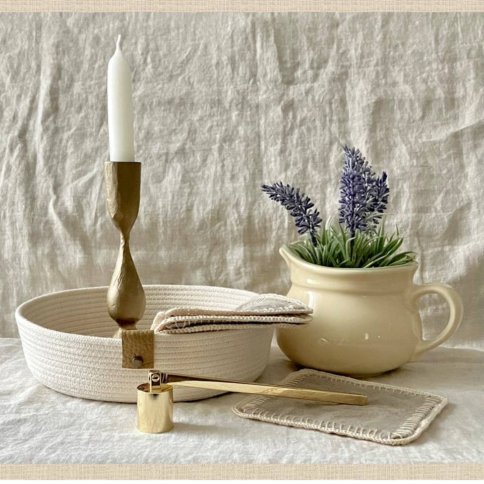 Rope Tray Off White