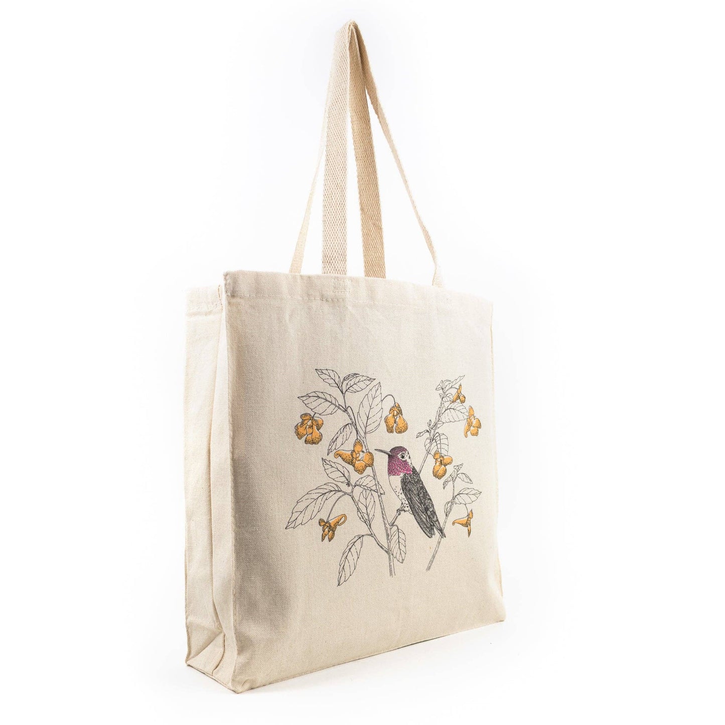 Letterpress - Tote Bag: Anna's Hummingbird