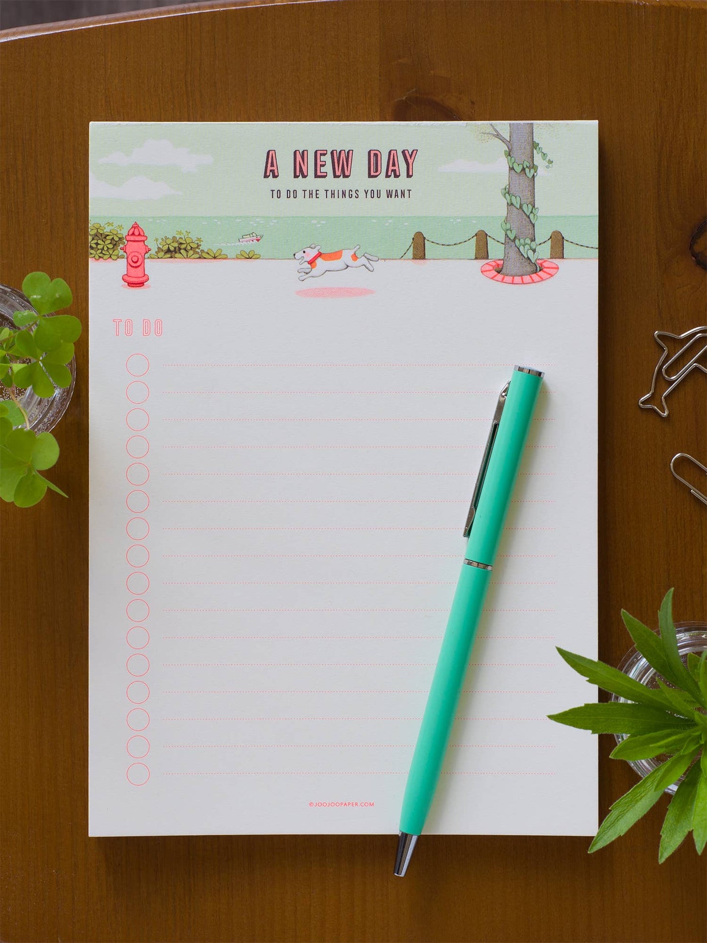 JooJoo Paper - To do List Notepad - Happy Puppy - To-Do Pad