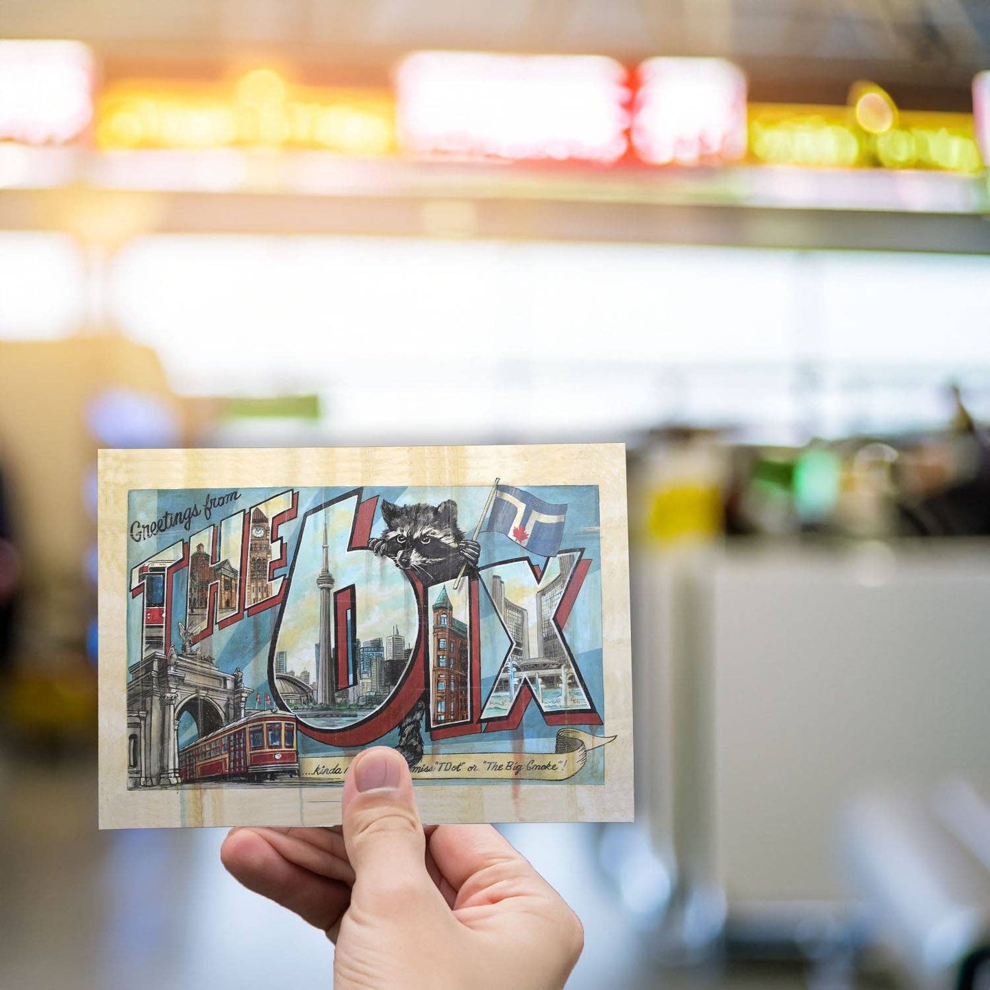 The 6ix Toronto Postcard 7" X 5"