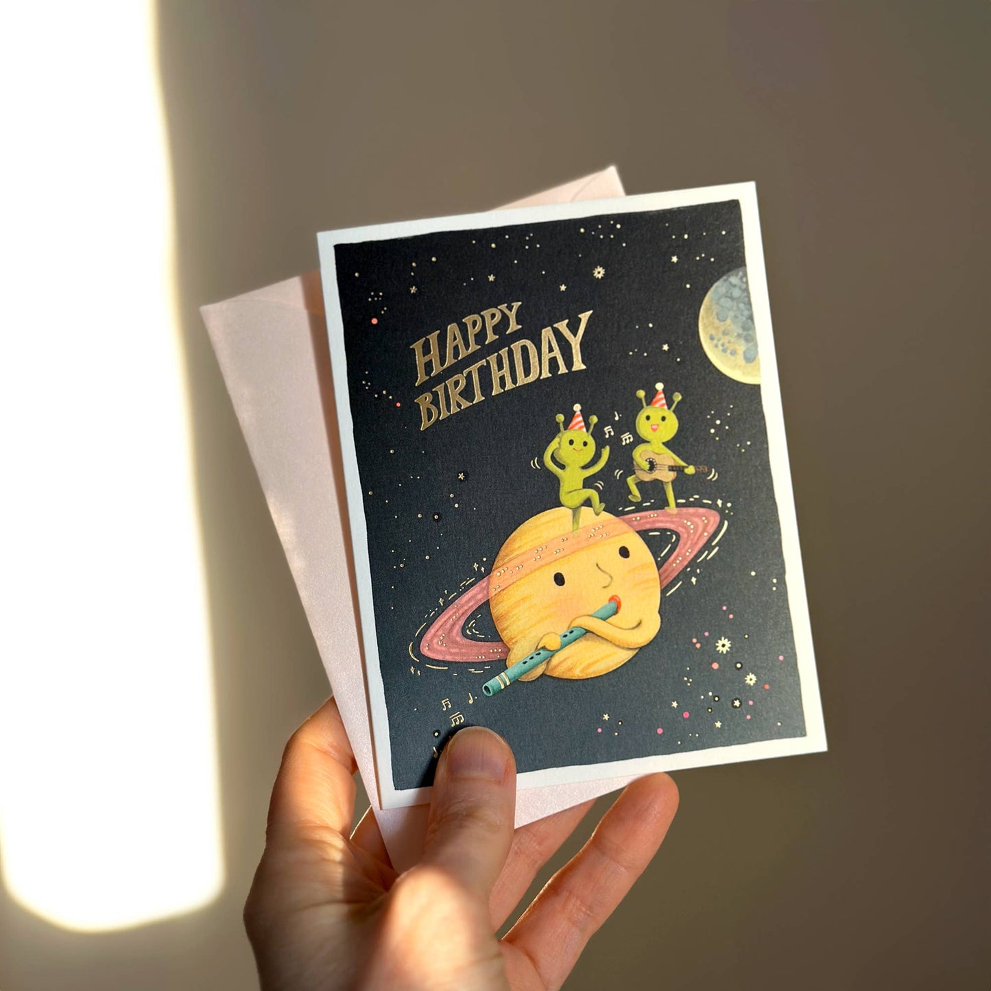 JooJoo Paper - Cosmic Band Birthday Greeting Card