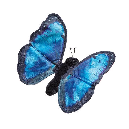Puppet Blue Morpho Butterfly Finger