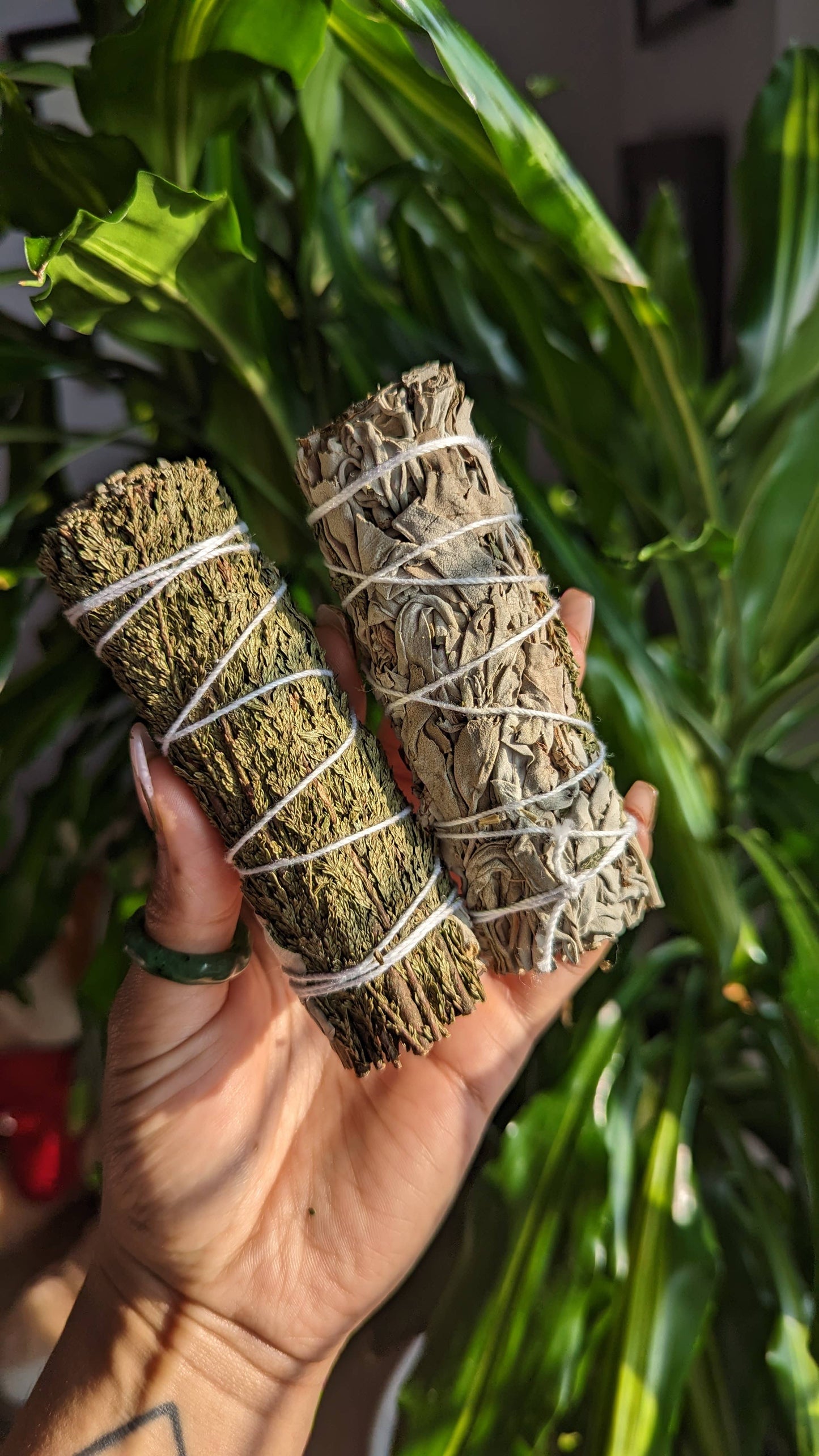 White Sage & Cedar Smudge Stick