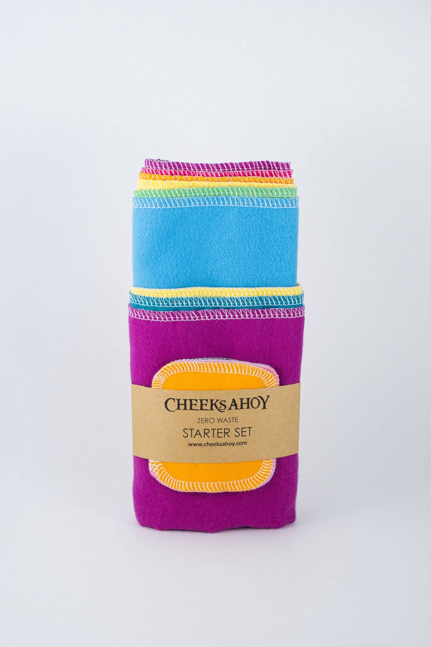 Cheeks Ahoy - Zero Waste Starter Set: Warm Neutral Charcoal