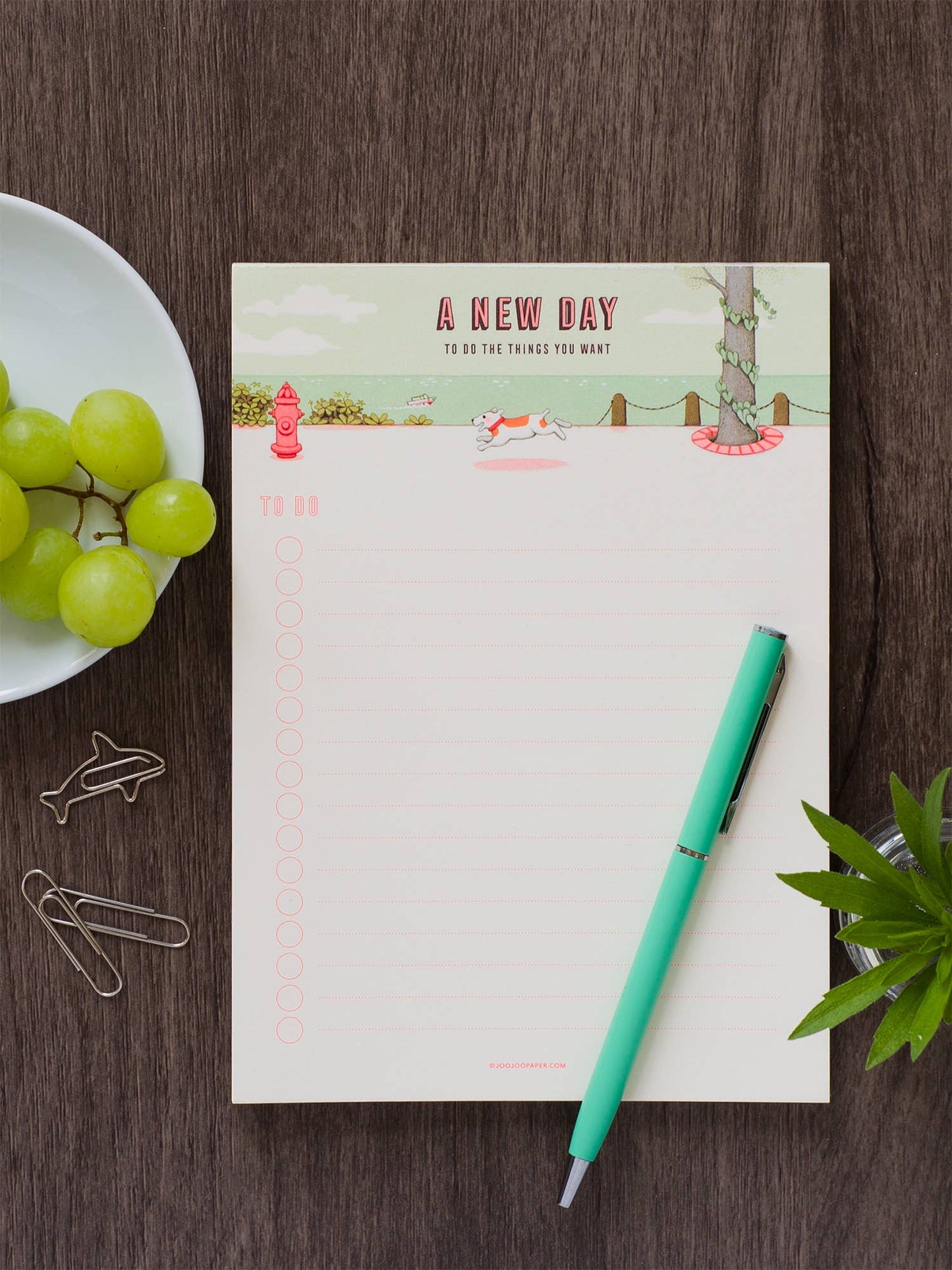 JooJoo Paper - To do List Notepad - Happy Puppy - To-Do Pad