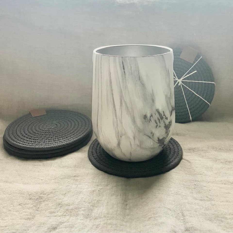 Grey Rope Coasters