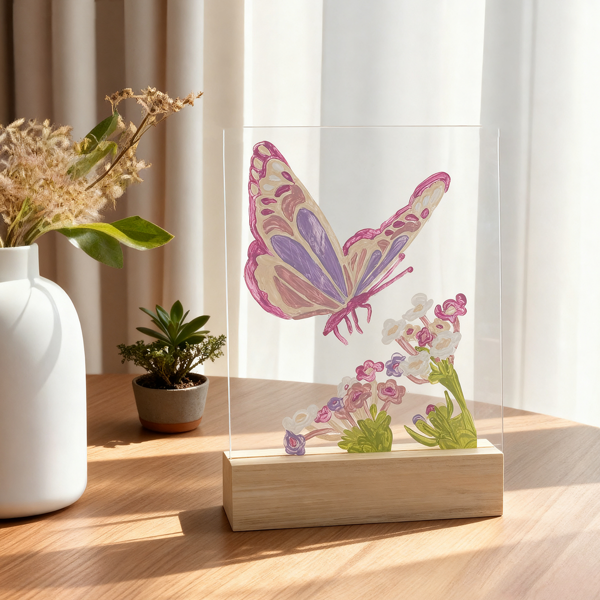pierrebelvedere.com - PAINT BY NUMBER ACRYLIC SURFACE KIT- BUTTERFLY