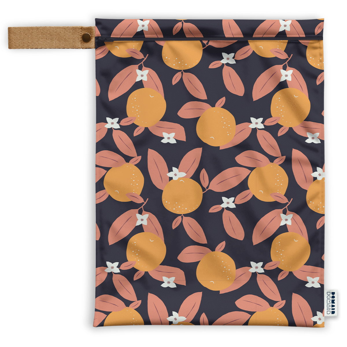 Demain Demain - Large wet Bag made from recycled water bottles / Oranges