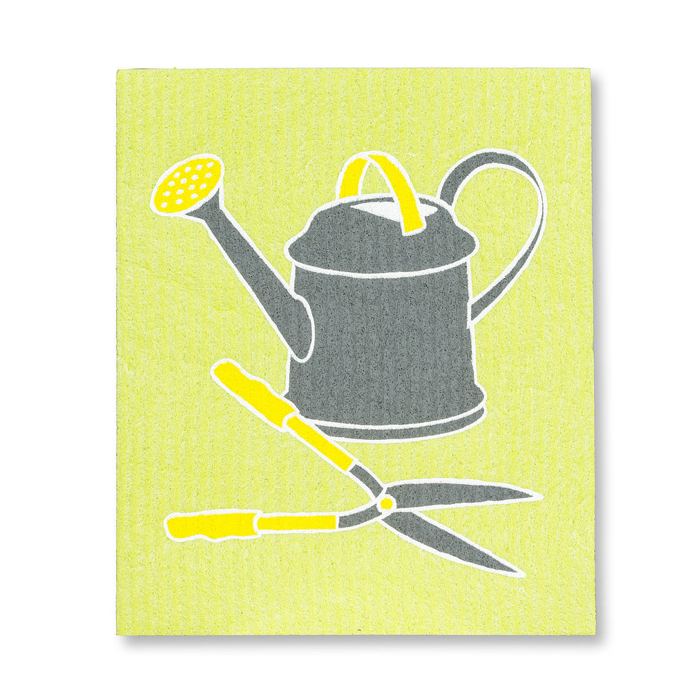 Garden Tools print - Swedish Dishcloths