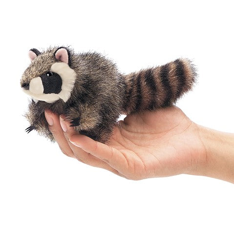 Finger Puppet, Mini Raccoon