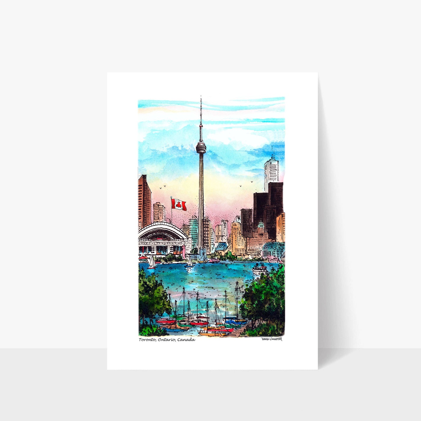 Toronto CN Tower Postcard