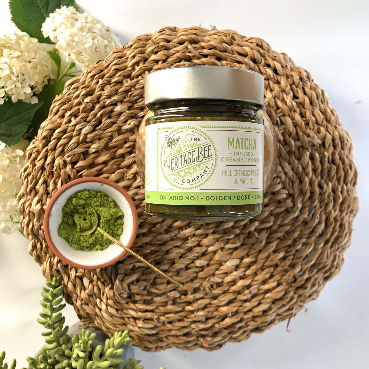 Heritage Bee Co. - Matcha Creamed Honey