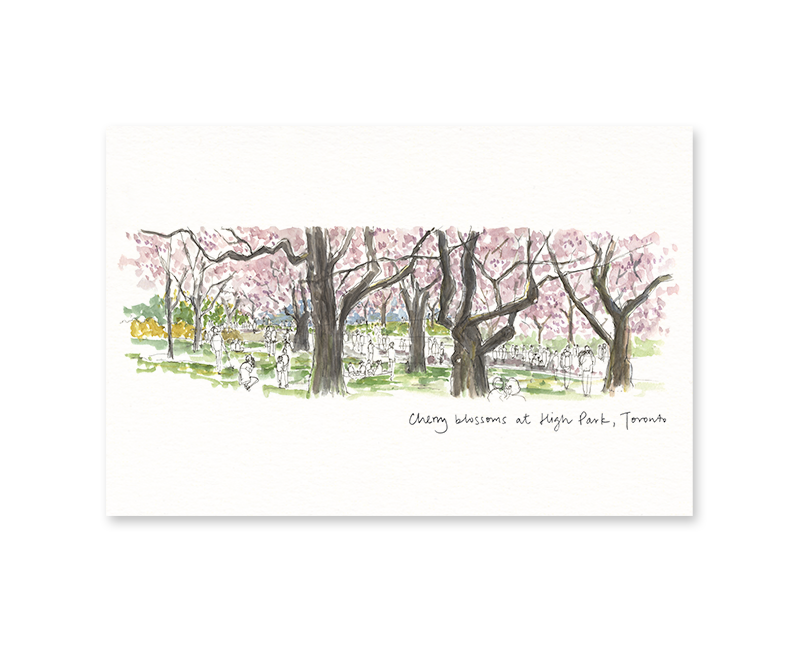 Toronto High Park Postcard