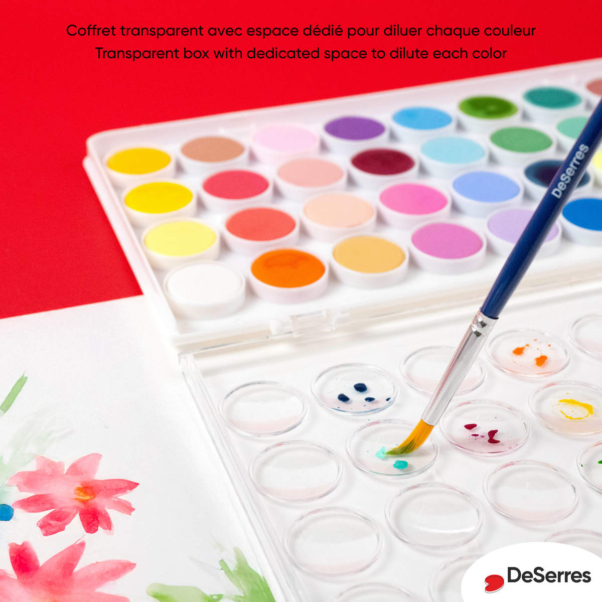 pierrebelvedere.com - 36 COLOURS WATERCOLOUR SET