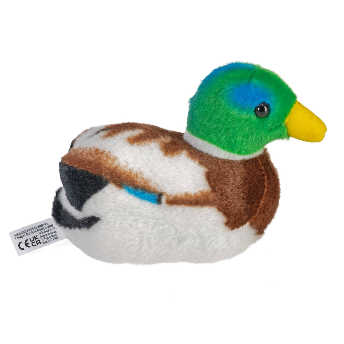 Wild Republic - Audubon II Mallard Duck Stuffed Animal W Sound 5.5"