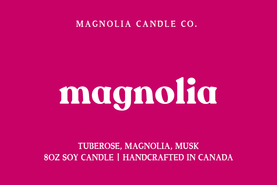 Magnolia Candle Company - Magnolia - Summer | Spring Soy Candle 8oz