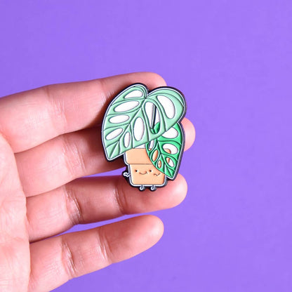 Monstera adansonii Enamel Pin