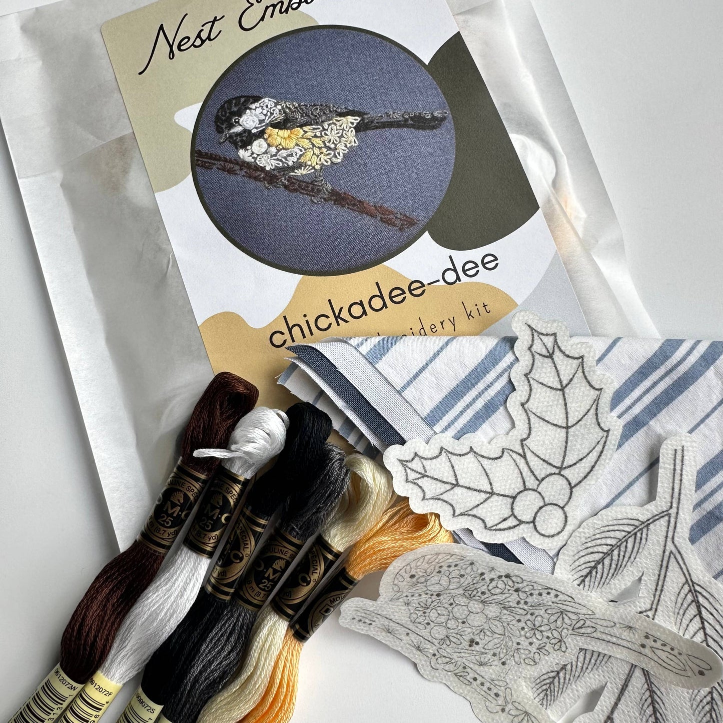 Nest Embirdery - Chickadee-dee Kit