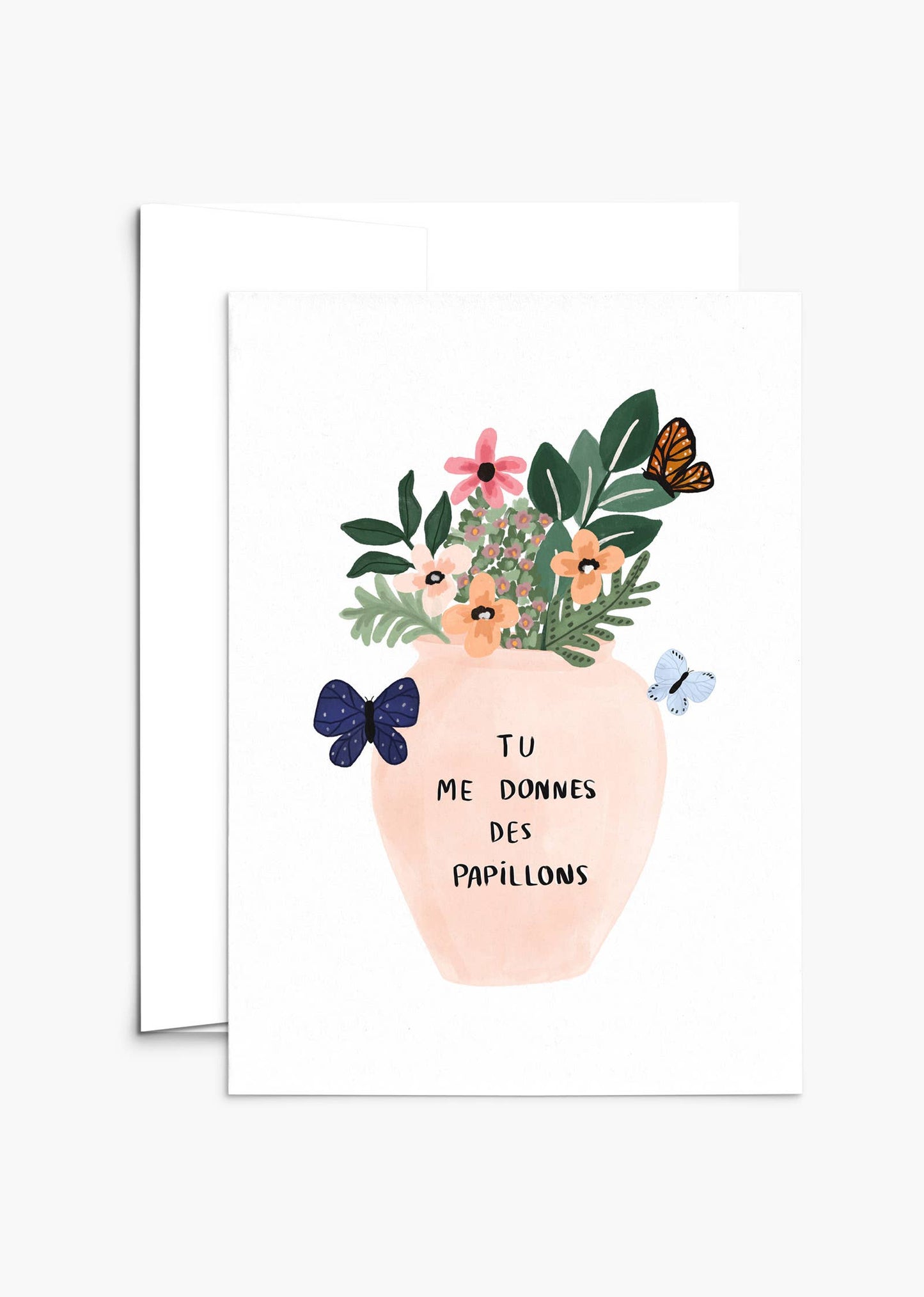 Mimi & August - Papillons Greeting Card