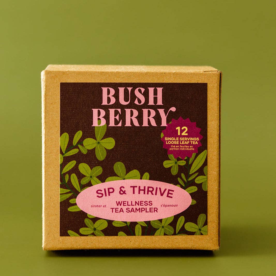 Bush Berry - Sip & Thrive | 12 Single Serving Wellness Teas